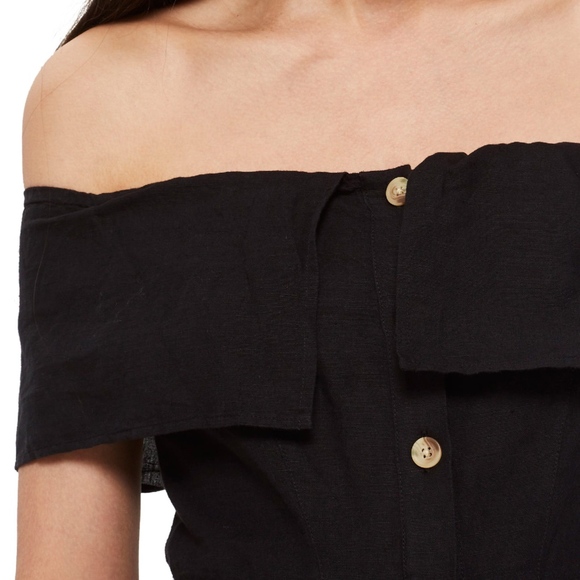 SOLD -BNWT Topshop Bardot linen dress - Picture 7 of 7